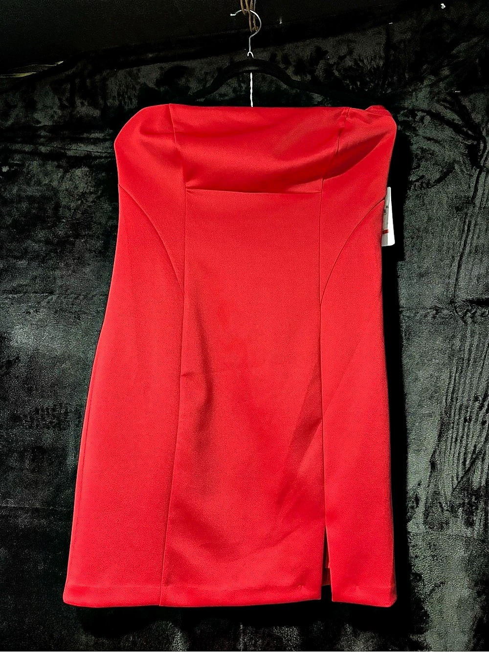 Guess Red strapless dress Size 14 NWT